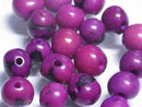 TOKO-BEADS PW101-17 Acai bead (10g) 7~10mm PW101-17 アサイービーズ（10g） 7~10mm Asian bead & African bead  Handmade,Lampeork,bead,asia,india,ethnic,parts,accessory,beads とんぼ玉,ビーズ,トンボ玉,アジア,インド,エスニック,手作り,パーツ,アクセサリー