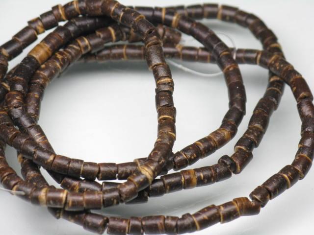 | TOKO-BEADS |PW202N-05 ココナッツシードビーズ（連） 3~3.5mmとんぼ玉,ビーズ,トンボ玉,アジア,インド,エスニック,手作り,パーツ,アクセサリー