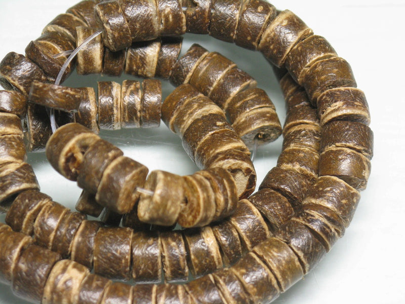 TOKO-BEADS PW202-17N Palmtree Seed bead (strand) 8mm PW202-17N ココナッツシードビーズ（連） 8mm Asian bead & African bead  Handmade,Lampeork,bead,asia,india,ethnic,parts,accessory,beads とんぼ玉,ビーズ,トンボ玉,アジア,インド,エスニック,手作り,パーツ,アクセサリー
