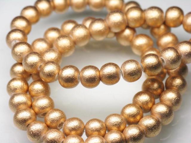 | TOKO-BEADS |PW210N-01 ウッドビーズ（連） 6~7mmとんぼ玉,ビーズ,トンボ玉,アジア,インド,エスニック,手作り,パーツ,アクセサリー