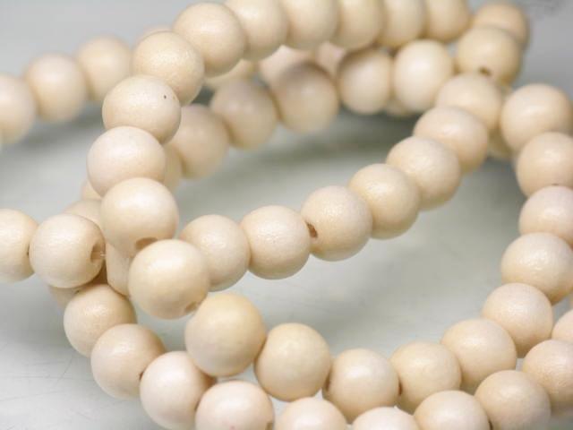 | TOKO-BEADS |PW210N-03 ウッドビーズ（連） 6~7mmとんぼ玉,ビーズ,トンボ玉,アジア,インド,エスニック,手作り,パーツ,アクセサリー