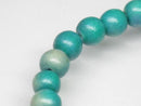 TOKO-BEADS PW210-06N Wooden bead (strand) 6~7mm PW210-06N ウッドビーズ（連） 6~7mm Asian bead & African bead  Handmade,Lampeork,bead,asia,india,ethnic,parts,accessory,beads とんぼ玉,ビーズ,トンボ玉,アジア,インド,エスニック,手作り,パーツ,アクセサリー