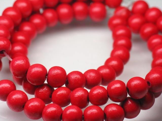 | TOKO-BEADS |PW210N-11 ウッドビーズ（連） 6~7mmとんぼ玉,ビーズ,トンボ玉,アジア,インド,エスニック,手作り,パーツ,アクセサリー