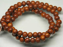 TOKO-BEADS PW301-04N Wooden bead (strand) 6.5mm PW301-04N ウッドビーズ（連） 6.5mm Asian bead & African bead  Handmade,Lampeork,bead,asia,india,ethnic,parts,accessory,beads とんぼ玉,ビーズ,トンボ玉,アジア,インド,エスニック,手作り,パーツ,アクセサリー