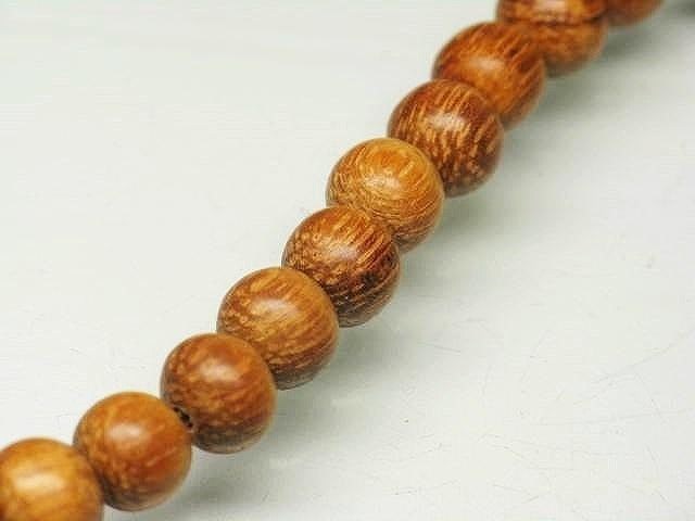 TOKO-BEADS PW301-05N Wooden bead (strand) 8mm PW301-05N ウッドビーズ（連） 8mm Asian bead & African bead  Handmade,Lampeork,bead,asia,india,ethnic,parts,accessory,beads とんぼ玉,ビーズ,トンボ玉,アジア,インド,エスニック,手作り,パーツ,アクセサリー