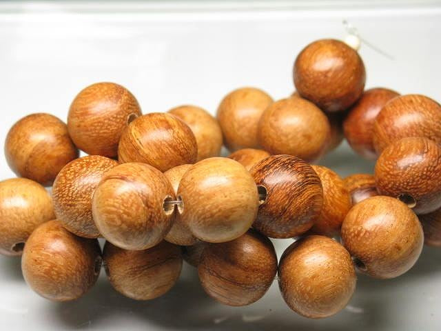 | TOKO-BEADS |PW301N-08 ウッドビーズ（連） 15.5mmとんぼ玉,ビーズ,トンボ玉,アジア,インド,エスニック,手作り,パーツ,アクセサリー