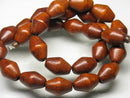 TOKO-BEADS PW301-21N Wooden bead (strand) 10.5mm PW301-21N ウッドビーズ（連） 10.5mm Asian bead & African bead  Handmade,Lampeork,bead,asia,india,ethnic,parts,accessory,beads とんぼ玉,ビーズ,トンボ玉,アジア,インド,エスニック,手作り,パーツ,アクセサリー