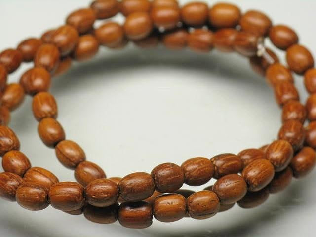 | TOKO-BEADS |PW301N-25 ウッドビーズ（連） 4mmとんぼ玉,ビーズ,トンボ玉,アジア,インド,エスニック,手作り,パーツ,アクセサリー