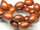 TOKO-BEADS PW301-26N Wooden bead (strand) 14.5mm PW301-26N ウッドビーズ（連） 14.5mm Asian bead & African bead  Handmade,Lampeork,bead,asia,india,ethnic,parts,accessory,beads とんぼ玉,ビーズ,トンボ玉,アジア,インド,エスニック,手作り,パーツ,アクセサリー