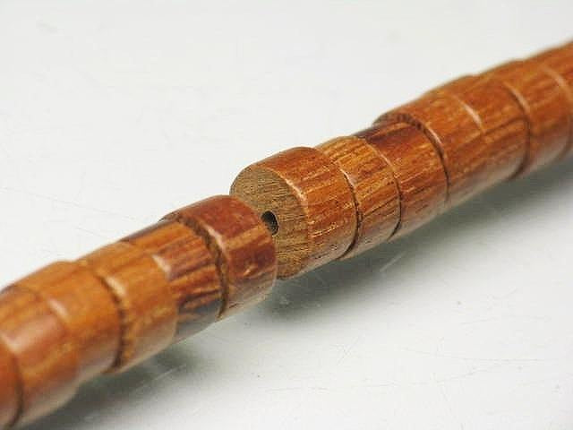TOKO-BEADS PW301-30N Wooden bead (strand) 7.5mm PW301-30N ウッドビーズ（連） 7.5mm Asian bead & African bead  Handmade,Lampeork,bead,asia,india,ethnic,parts,accessory,beads とんぼ玉,ビーズ,トンボ玉,アジア,インド,エスニック,手作り,パーツ,アクセサリー