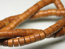 TOKO-BEADS PW301-30N Wooden bead (strand) 7.5mm PW301-30N ウッドビーズ（連） 7.5mm Asian bead & African bead  Handmade,Lampeork,bead,asia,india,ethnic,parts,accessory,beads とんぼ玉,ビーズ,トンボ玉,アジア,インド,エスニック,手作り,パーツ,アクセサリー
