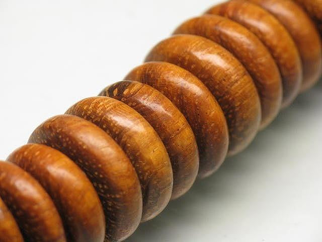 PW301N-35 Wooden beads (strand) 15~17mm