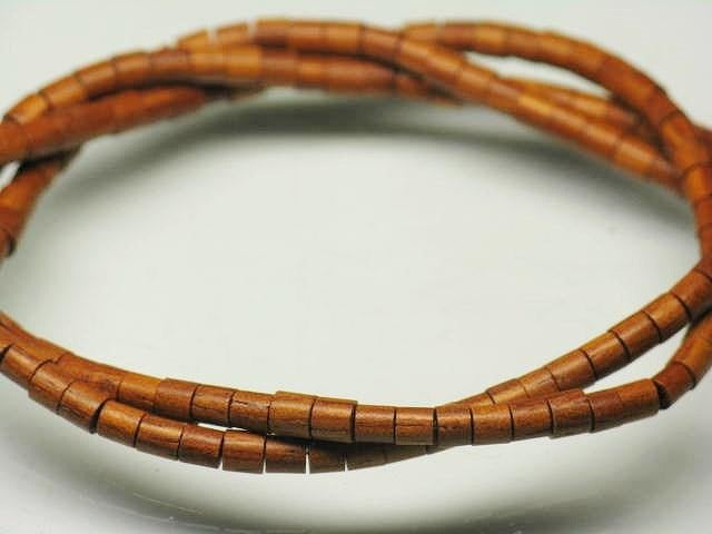 | TOKO-BEADS |PW301N-40 ウッドビーズ（連） 3mmとんぼ玉,ビーズ,トンボ玉,アジア,インド,エスニック,手作り,パーツ,アクセサリー