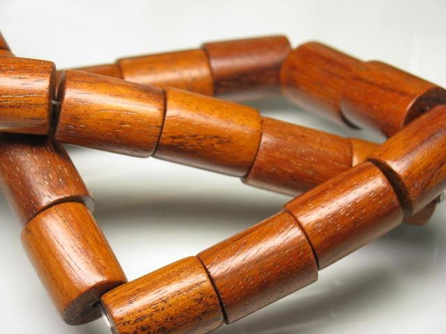 TOKO-BEADS PW301-44N Wooden bead (strand) 15mm PW301-44N ウッドビーズ（連） 15mm Asian bead & African bead  Handmade,Lampeork,bead,asia,india,ethnic,parts,accessory,beads とんぼ玉,ビーズ,トンボ玉,アジア,インド,エスニック,手作り,パーツ,アクセサリー