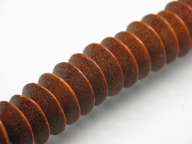 TOKO-BEADS PW301N-47 Wooden bead (strand) 13.5mm PW301N-47 ウッドビーズ（連） 13.5mm Asian bead & African bead  Handmade,Lampeork,bead,asia,india,ethnic,parts,accessory,beads とんぼ玉,ビーズ,トンボ玉,アジア,インド,エスニック,手作り,パーツ,アクセサリー