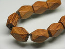 TOKO-BEADS PW301-57N Wooden bead (strand) 8mm PW301-57N ウッドビーズ（連） 8mm Asian bead & African bead  Handmade,Lampeork,bead,asia,india,ethnic,parts,accessory,beads とんぼ玉,ビーズ,トンボ玉,アジア,インド,エスニック,手作り,パーツ,アクセサリー