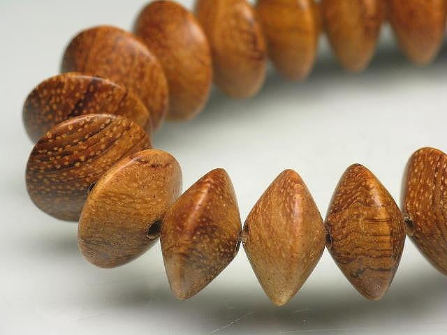 PW301N-60 Wooden beads (strand) 14~15mm