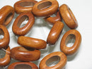 TOKO-BEADS PW301-65N Wooden bead (strand) 19mm PW301-65N ウッドビーズ（連） 19mm Asian bead & African bead  Handmade,Lampeork,bead,asia,india,ethnic,parts,accessory,beads とんぼ玉,ビーズ,トンボ玉,アジア,インド,エスニック,手作り,パーツ,アクセサリー