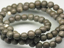 TOKO-BEADS PW302-02N Wooden bead (strand) 6.5mm PW302-02N ウッドビーズ（連） 6.5mm Asian bead & African bead  Handmade,Lampeork,bead,asia,india,ethnic,parts,accessory,beads とんぼ玉,ビーズ,トンボ玉,アジア,インド,エスニック,手作り,パーツ,アクセサリー