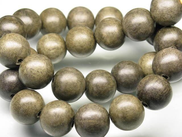 TOKO-BEADS PW302-06N Wooden bead (strand) 15mm PW302-06N ウッドビーズ（連） 15mm Asian bead & African bead  Handmade,Lampeork,bead,asia,india,ethnic,parts,accessory,beads とんぼ玉,ビーズ,トンボ玉,アジア,インド,エスニック,手作り,パーツ,アクセサリー
