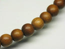 TOKO-BEADS PW303-04N Wooden bead (strand) 10mm PW303-04N ウッドビーズ（連） 10mm Asian bead & African bead  Handmade,Lampeork,bead,asia,india,ethnic,parts,accessory,beads とんぼ玉,ビーズ,トンボ玉,アジア,インド,エスニック,手作り,パーツ,アクセサリー
