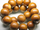 TOKO-BEADS PW303-06N Wooden bead (strand) 18.5mm PW303-06N ウッドビーズ（連） 18.5mm Asian bead & African bead  Handmade,Lampeork,bead,asia,india,ethnic,parts,accessory,beads とんぼ玉,ビーズ,トンボ玉,アジア,インド,エスニック,手作り,パーツ,アクセサリー