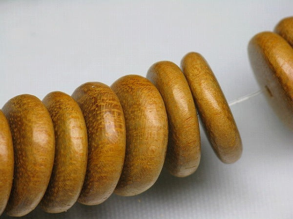 PW304N-08 Wooden beads (strand) 15~17mm