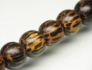 TOKO-BEADS PW305-03N Palm wood bead (strand) 11mm PW305-03N ココナッツビーズ（連） 11mm Asian bead & African bead  Handmade,Lampeork,bead,asia,india,ethnic,parts,accessory,beads とんぼ玉,ビーズ,トンボ玉,アジア,インド,エスニック,手作り,パーツ,アクセサリー