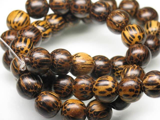 | TOKO-BEADS |PW305N-03 ココナッツビーズ（連） 11mmとんぼ玉,ビーズ,トンボ玉,アジア,インド,エスニック,手作り,パーツ,アクセサリー