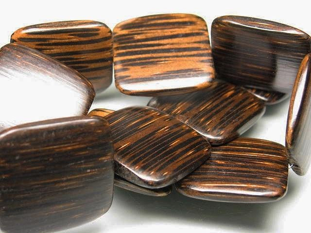 TOKO-BEADS PW305N-16 Palm wood bead (strand) 30mm PW305N-16 ココナッツビーズ（連） 30mm Asian bead & African bead  Handmade,Lampeork,bead,asia,india,ethnic,parts,accessory,beads とんぼ玉,ビーズ,トンボ玉,アジア,インド,エスニック,手作り,パーツ,アクセサリー