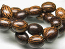 TOKO-BEADS PW305-20N Palm wood bead (strand) 15mm PW305-20N ココナッツビーズ（連） 15mm Asian bead & African bead  Handmade,Lampeork,bead,asia,india,ethnic,parts,accessory,beads とんぼ玉,ビーズ,トンボ玉,アジア,インド,エスニック,手作り,パーツ,アクセサリー