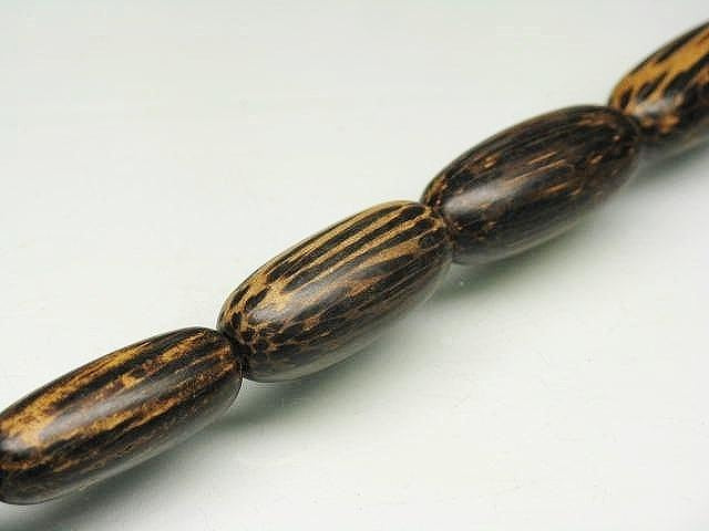 PW305N-21 Palm wood bead (strand) 11mm