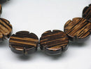 TOKO-BEADS PW305-29N Palm wood bead (strand) 15mm PW305-29N ココナッツビーズ（連） 15mm Asian bead & African bead  Handmade,Lampeork,bead,asia,india,ethnic,parts,accessory,beads とんぼ玉,ビーズ,トンボ玉,アジア,インド,エスニック,手作り,パーツ,アクセサリー