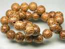 TOKO-BEADS PW306-05N Palm wood bead (strand) 12mm PW306-05N ココナッツビーズ（連） 12mm Asian bead & African bead  Handmade,Lampeork,bead,asia,india,ethnic,parts,accessory,beads とんぼ玉,ビーズ,トンボ玉,アジア,インド,エスニック,手作り,パーツ,アクセサリー