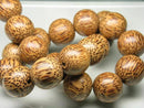 TOKO-BEADS PW306-07N Palm wood bead (strand) 20mm PW306-07N ココナッツビーズ（連） 20mm Asian bead & African bead  Handmade,Lampeork,bead,asia,india,ethnic,parts,accessory,beads とんぼ玉,ビーズ,トンボ玉,アジア,インド,エスニック,手作り,パーツ,アクセサリー