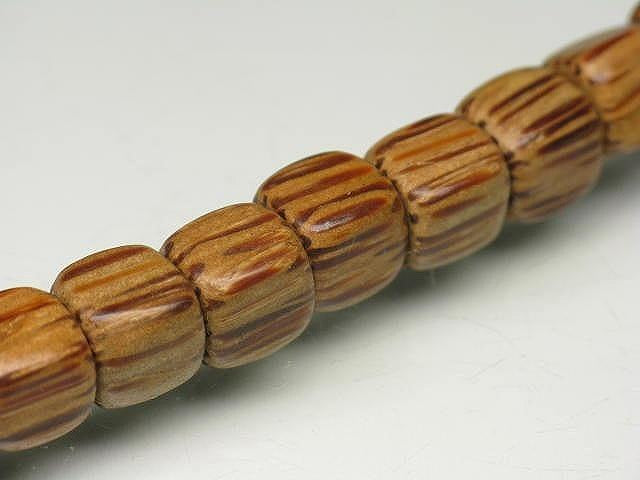 PW306N-11 Palm wood bead (strand) 8mm