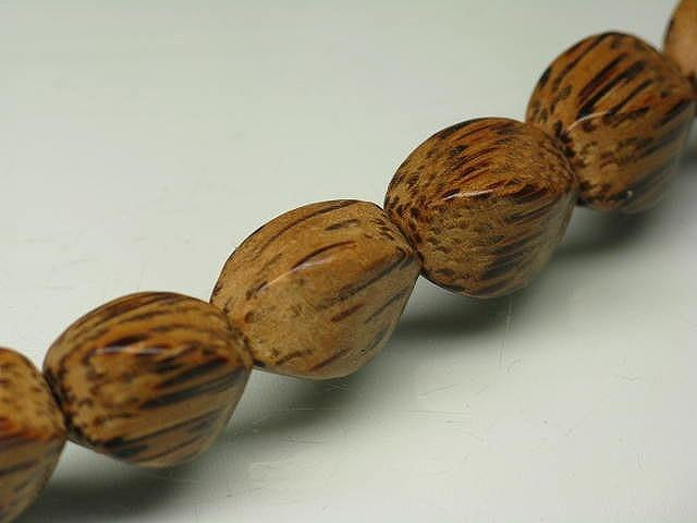 PW306N-13 Palm wood bead (strand) 10mm