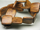 TOKO-BEADS PW306-18N Palm wood bead (strand) 25mm PW306-18N ココナッツビーズ（連） 25mm Asian bead & African bead  Handmade,Lampeork,bead,asia,india,ethnic,parts,accessory,beads とんぼ玉,ビーズ,トンボ玉,アジア,インド,エスニック,手作り,パーツ,アクセサリー