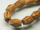 TOKO-BEADS PW306-24N Wooden bead (strand) 8mm PW306-24N ウッドビーズ（連） 8mm Asian bead & African bead  Handmade,Lampeork,bead,asia,india,ethnic,parts,accessory,beads とんぼ玉,ビーズ,トンボ玉,アジア,インド,エスニック,手作り,パーツ,アクセサリー