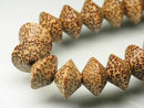 TOKO-BEADS PW306-27N Wooden bead (strand) 14~15mm PW306-27N ウッドビーズ（連） 14~15mm Asian bead & African bead  Handmade,Lampeork,bead,asia,india,ethnic,parts,accessory,beads とんぼ玉,ビーズ,トンボ玉,アジア,インド,エスニック,手作り,パーツ,アクセサリー