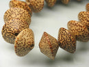 TOKO-BEADS PW306-28N Wooden bead (strand) 19~20mm PW306-28N ウッドビーズ（連） 19~20mm Asian bead & African bead  Handmade,Lampeork,bead,asia,india,ethnic,parts,accessory,beads とんぼ玉,ビーズ,トンボ玉,アジア,インド,エスニック,手作り,パーツ,アクセサリー