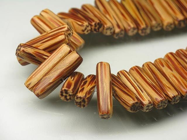 TOKO-BEADS PW306-29N Wooden bead (strand) 18mm PW306-29N ウッドビーズ（連） 18mm Asian bead & African bead  Handmade,Lampeork,bead,asia,india,ethnic,parts,accessory,beads とんぼ玉,ビーズ,トンボ玉,アジア,インド,エスニック,手作り,パーツ,アクセサリー