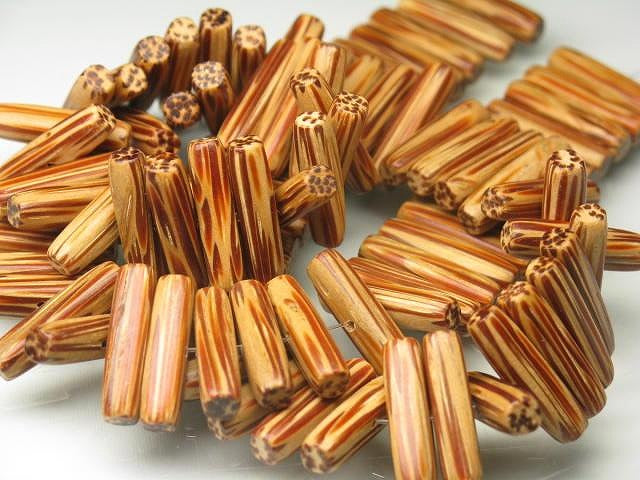 | TOKO-BEADS |PW306N-29 ウッドビーズ（連） 18mmとんぼ玉,ビーズ,トンボ玉,アジア,インド,エスニック,手作り,パーツ,アクセサリー