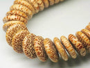 TOKO-BEADS PW306-30N Wooden bead (strand) 16.5mm PW306-30N ウッドビーズ（連） 16.5mm Asian bead & African bead  Handmade,Lampeork,bead,asia,india,ethnic,parts,accessory,beads とんぼ玉,ビーズ,トンボ玉,アジア,インド,エスニック,手作り,パーツ,アクセサリー