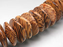 TOKO-BEADS PW306-33N Wooden bead (strand) 20mm PW306-33N ウッドビーズ（連） 20mm Asian bead & African bead  Handmade,Lampeork,bead,asia,india,ethnic,parts,accessory,beads とんぼ玉,ビーズ,トンボ玉,アジア,インド,エスニック,手作り,パーツ,アクセサリー