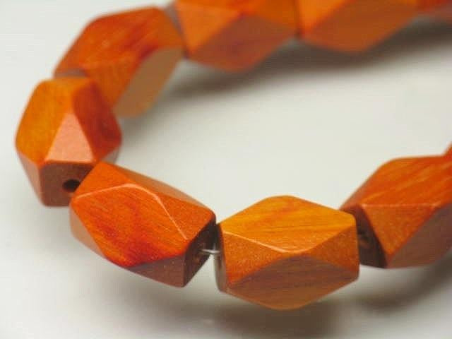 TOKO-BEADS PW307N-14 Wooden bead (strand) 8mm PW307N-14 ウッドビーズ（連） 8mm Asian bead & African bead  Handmade,Lampeork,bead,asia,india,ethnic,parts,accessory,beads とんぼ玉,ビーズ,トンボ玉,アジア,インド,エスニック,手作り,パーツ,アクセサリー