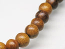 TOKO-BEADS PW308-04N Wooden bead (strand) 8.5mm PW308-04N ウッドビーズ（連） 8.5mm Asian bead & African bead  Handmade,Lampeork,bead,asia,india,ethnic,parts,accessory,beads とんぼ玉,ビーズ,トンボ玉,アジア,インド,エスニック,手作り,パーツ,アクセサリー
