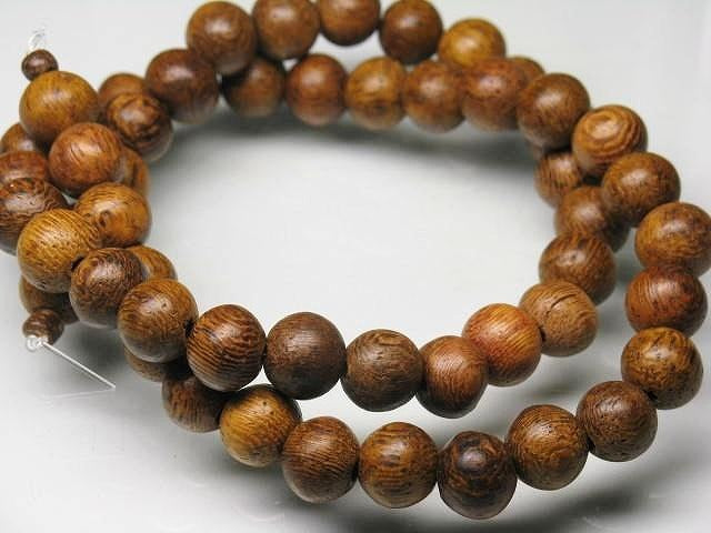 | TOKO-BEADS |PW308N-04 ウッドビーズ（連） 8.5mmとんぼ玉,ビーズ,トンボ玉,アジア,インド,エスニック,手作り,パーツ,アクセサリー