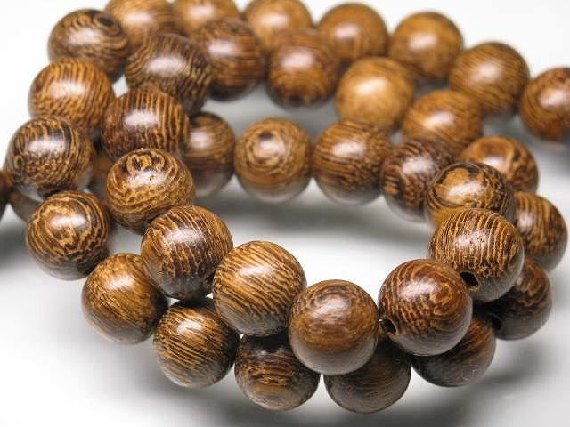 | TOKO-BEADS |PW308N-05 ウッドビーズ（連） 10.5mmとんぼ玉,ビーズ,トンボ玉,アジア,インド,エスニック,手作り,パーツ,アクセサリー