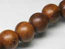 TOKO-BEADS PW308-07N Wooden bead (strand) 15.5mm PW308-07N ウッドビーズ（連） 15.5mm Asian bead & African bead  Handmade,Lampeork,bead,asia,india,ethnic,parts,accessory,beads とんぼ玉,ビーズ,トンボ玉,アジア,インド,エスニック,手作り,パーツ,アクセサリー
